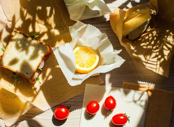 Couvre-plats et bee wrap