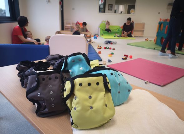 La crèche de Vars équipée en couches lavables