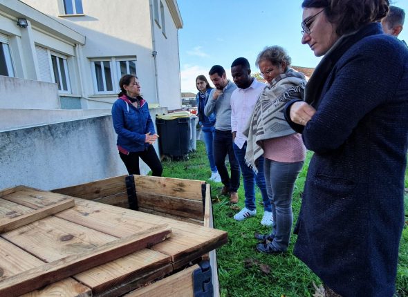 Les agents de la CDC des 4B formés au compostage