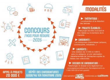 Concours J’agis pour Réduire : les entreprises charentaises invitées à présenter leurs initiatives